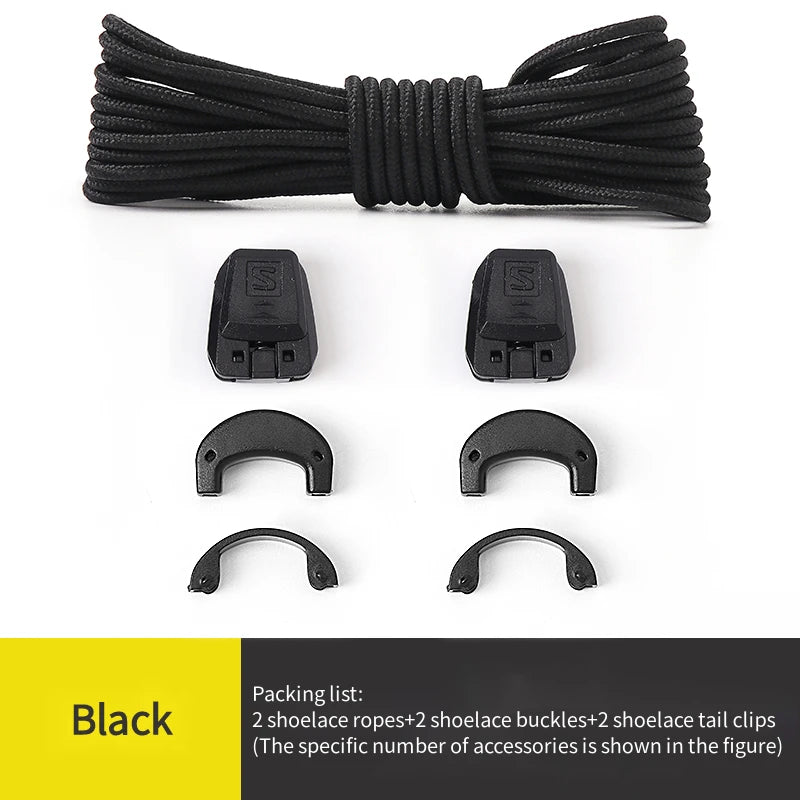 No tie Shoelaces Round Tennis Shoe laces Without ties Adult Kids Fashion Outdoor Running Sneakers Laces Shoes Accesories
