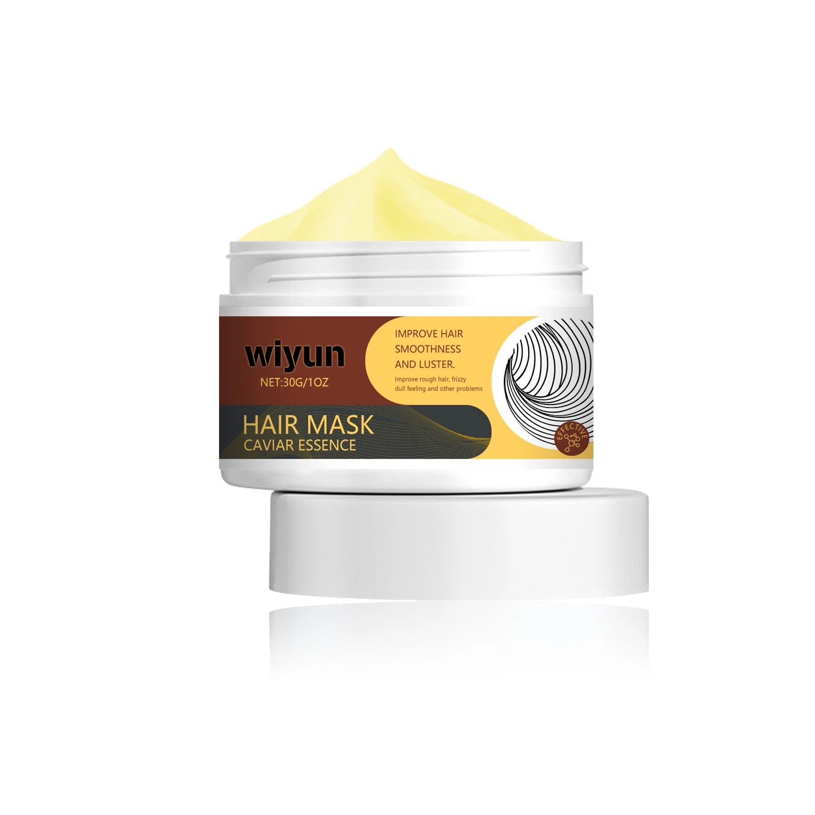 Collagen Hair Mask Keratin Treatment Deep Repair Conditioning Caviar Essence for Dry Frizzy Damaged Smooth Nourishing Hair Care