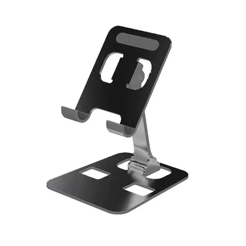Xikcu Foldable Desk Phone Holder Mount Stand For iPhone 12-16 Universal Mobile Phone Holder Tablet Desktop Aluminum Alloy Holder
