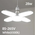 E27 Fan Shape Foldable 40LEDs Bulb AC220V/110V Deformation for Home Ceiling Lights Warehouse and Garage White Light 6500K Bulb