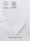 Women's White Solid Round Neck Short Sleeve Fitted T-Shirt for Summer Casual Wear
