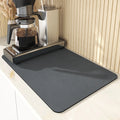 Coffee Machine Mat Kitchen Drain Mat Utensil Drying Mat Quick Drying Diatomaceous Earth Absorbent Placemat