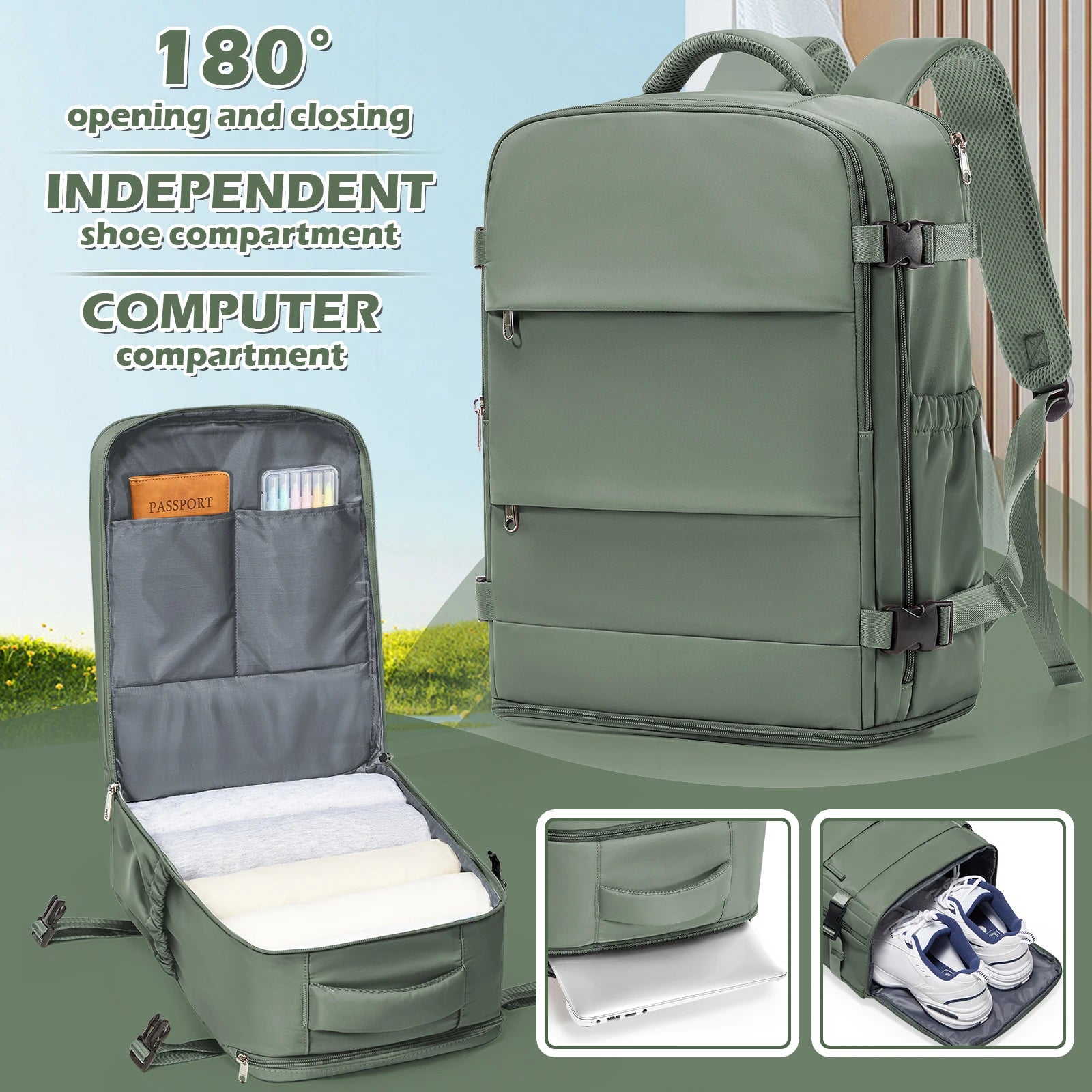 Backpack Travel 40x30x20 Ryanair Fashion Laptop Bag Women Waterproof backpack Cabin Bag Carry ons Notebook Backpack School Bag