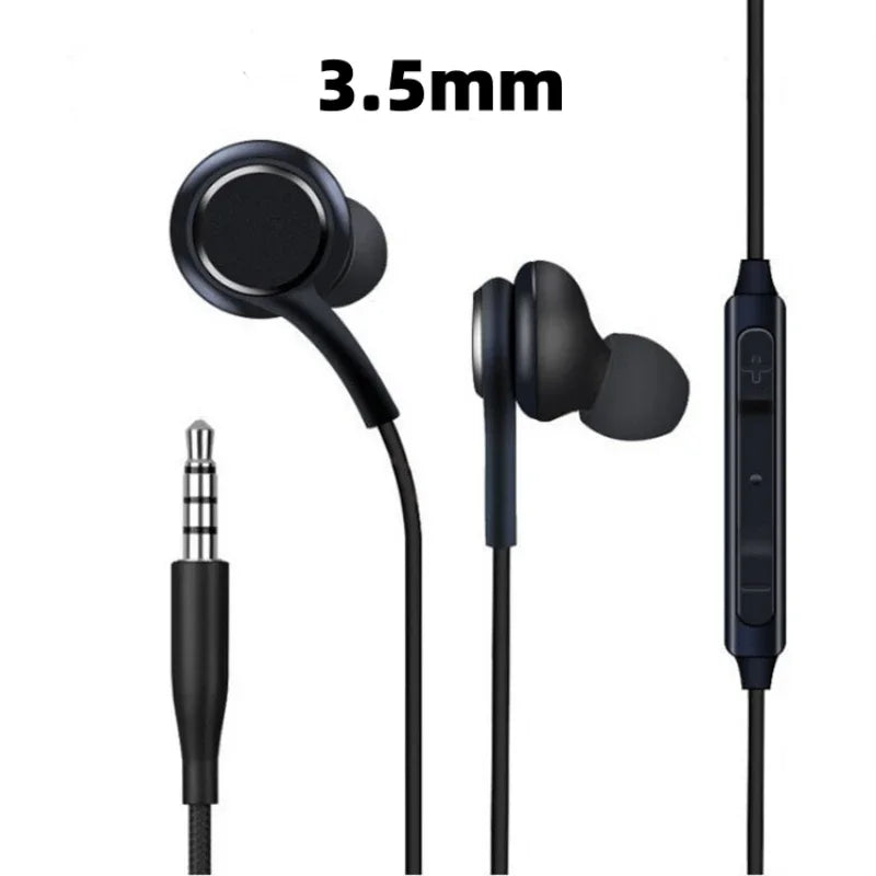 Original Type C Wired Earphone For Ultra Xiaomi Huawei Samsung Galaxy S25 S24 S23 S21 S22 3.5mm Earbuds Universal Headphones