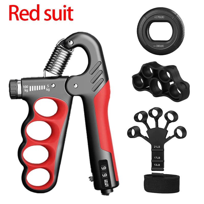5-100KG Electronic Counting Adjustable Grip For Rehabilitation Hand Muscle Strength Gym Wrist Strengthener Recovery Fitness
