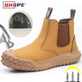 Work Sneakers Steel Toe Shoes Men Safety Shoes Puncture-Proof Work Shoes Boots Fashion Indestructible Footwear Security