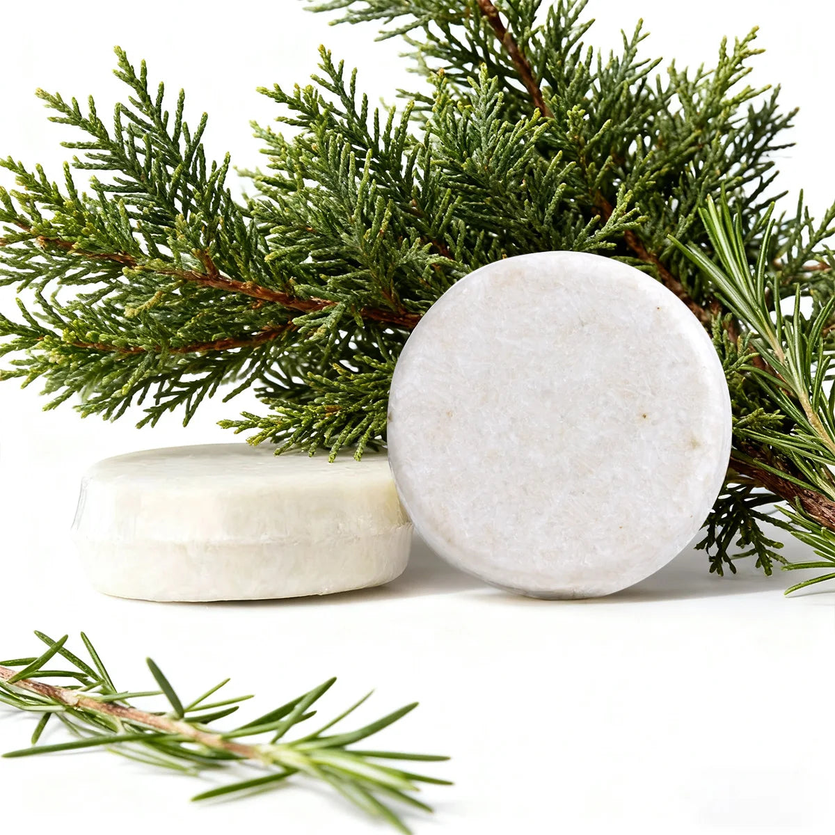 Natural Plant Extract Juniper Rosemary Essence Solid Hair Care Soap Bar Moisturizing Oil Control Shampoo 60g