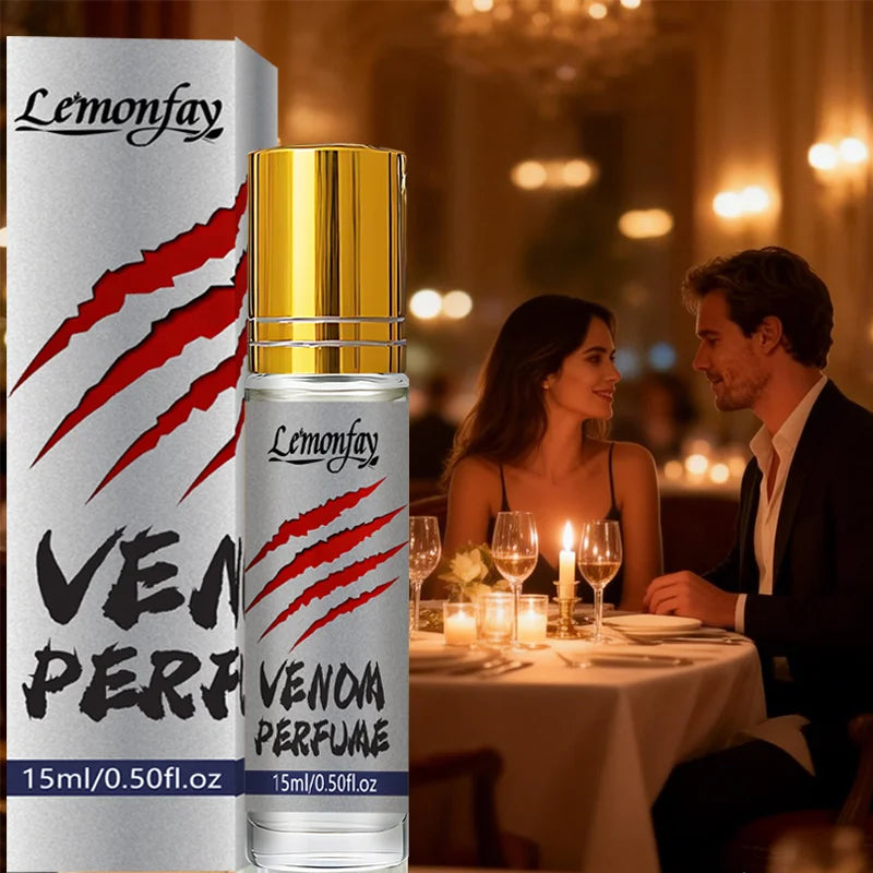 Lemonfay Venom Perfume Oil . 15ml Long-Lasting Bold Fragrance for Men, Portable Roll-On Attraction Scent