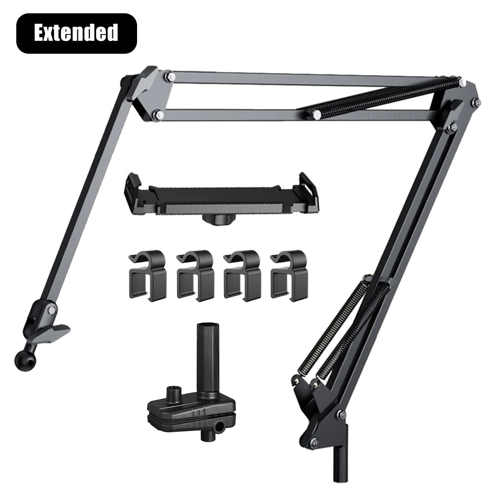 Tablet Holder for Bed with 90cm Metal Arm 360 °   Rotating Bed Tablet Mount Stand for iPad Stand 4.5~11 Inch Phone Tablet Bracket