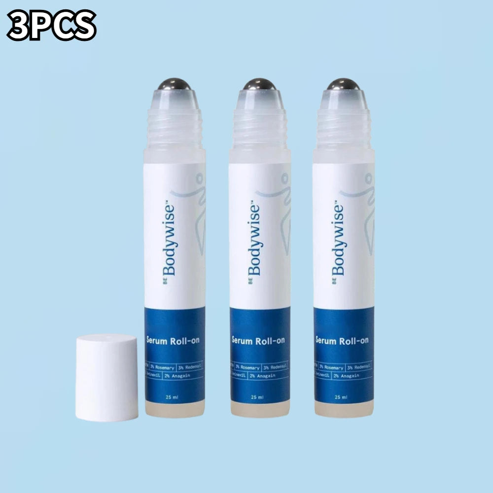 Bodywise Scalp Treatment Roll-on Essence - Rosemary Infused Anti-Frizz Strengthening Hair Roots For All Hair Types Care