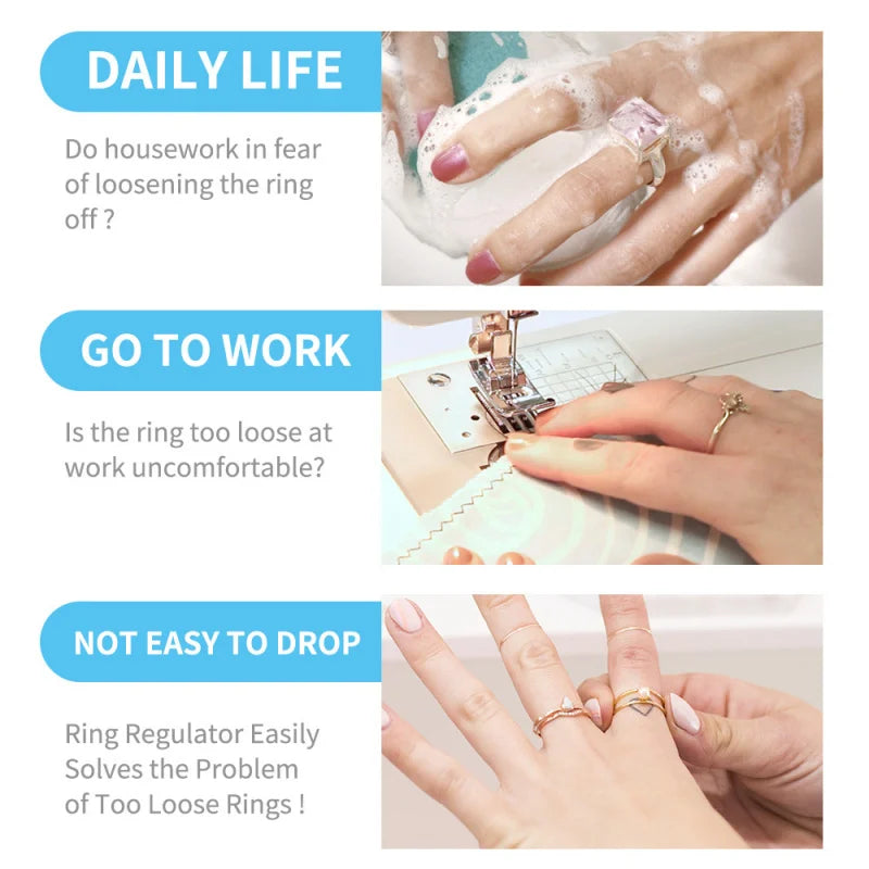 Borderless / Transparent Ring Sizer Pad – Invisible Fit Adjuster