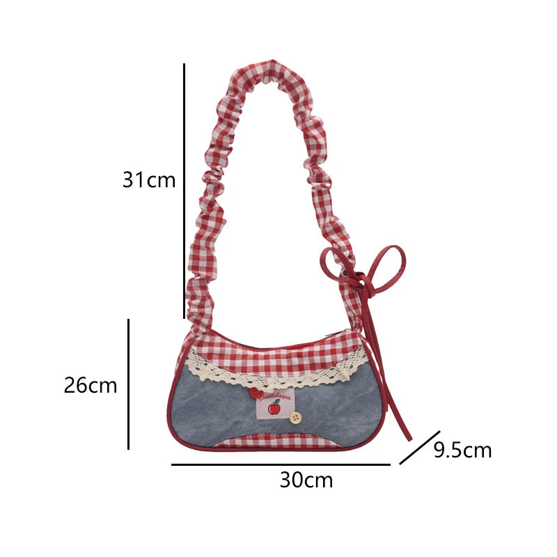 Fashionable Casual Hand-held Bag, Versatile Commuting Tote Bag, Large Capacity Student School Bag, Single Shoulder Underarm Bag