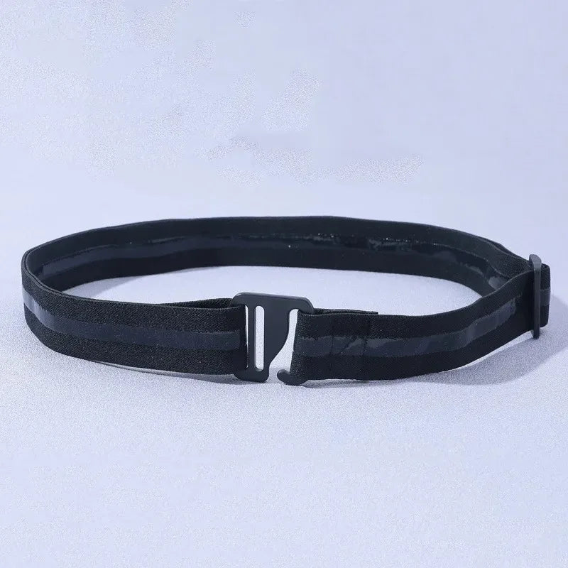 Men'S Nylon Shirt Stays with Anti-Slip Elastic Grip and Adjustable Buckle - Non-Textile Weaved Shirt Holder Straps