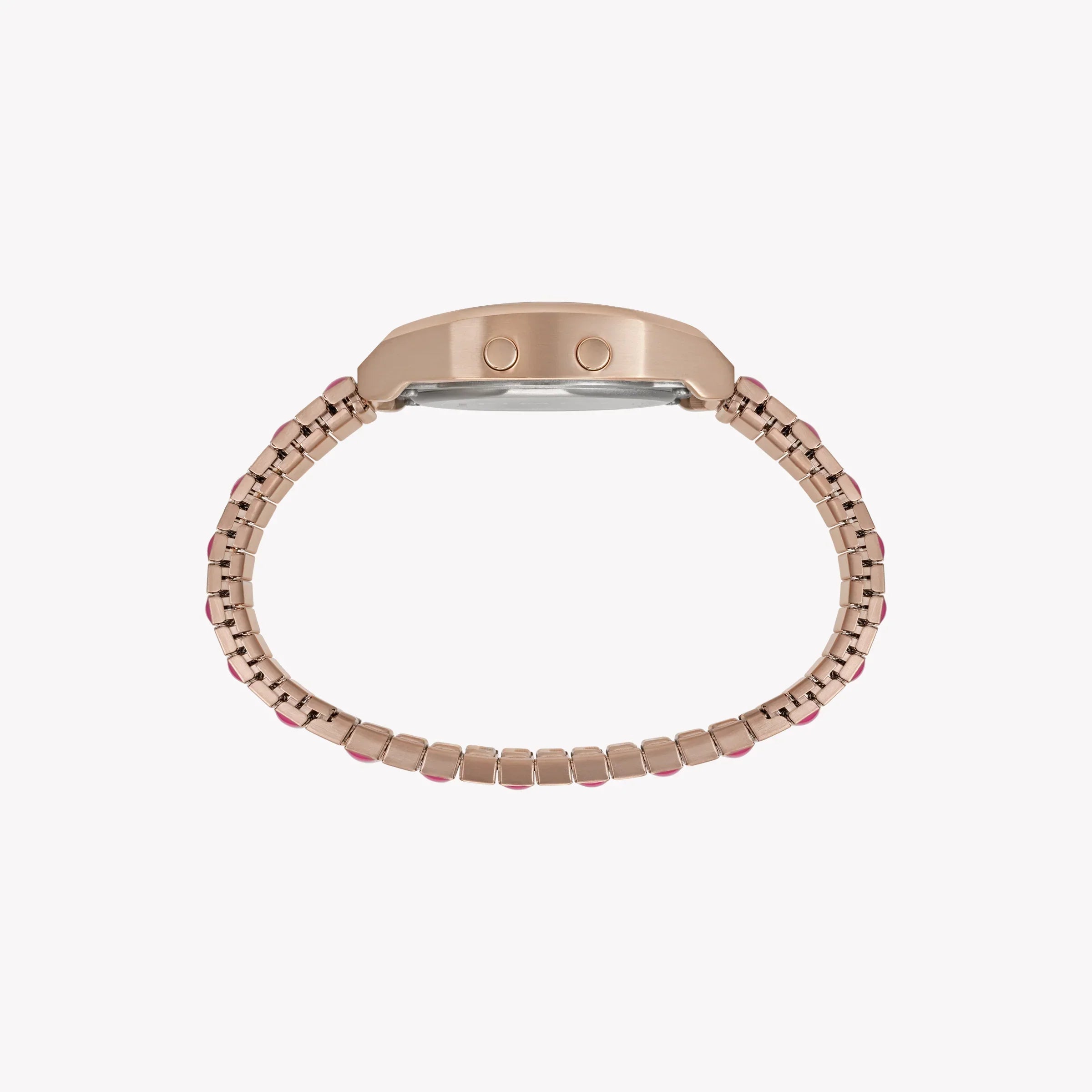 Timex Women's Rose Gold-Tone Watch, Pink Accents | T80