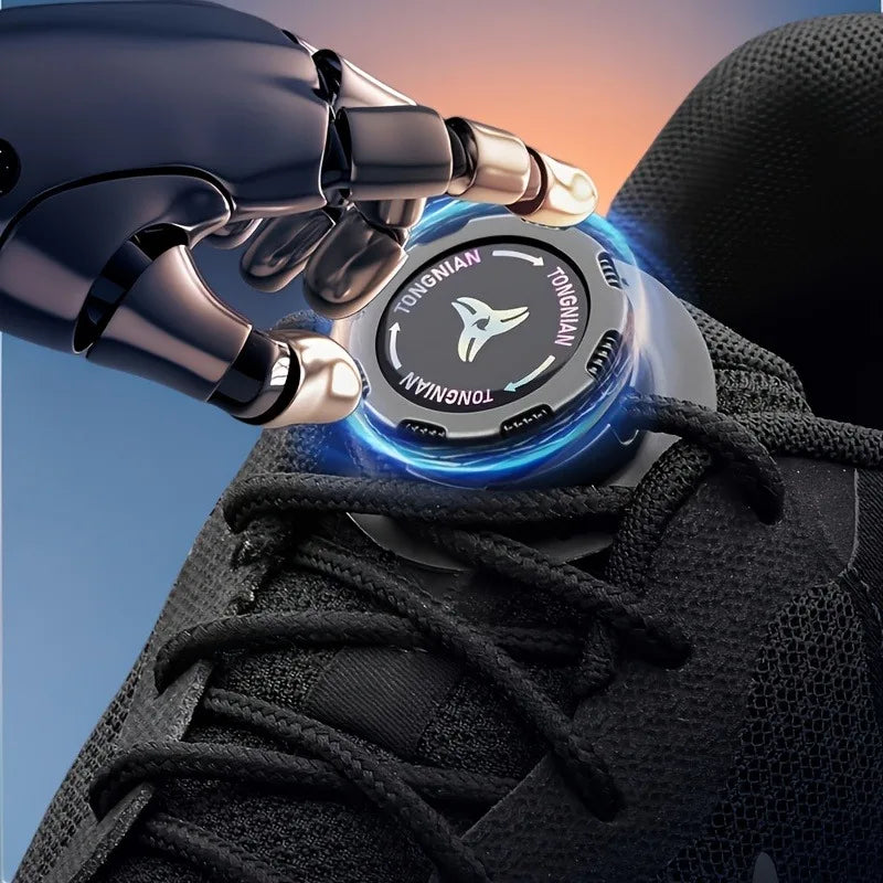 1 Pair Shoe Laces For Sneakers No Tie Shoelaces Swivel Buckle Men And Women Leisure Lazy Shoes Lace Accessories Free knob